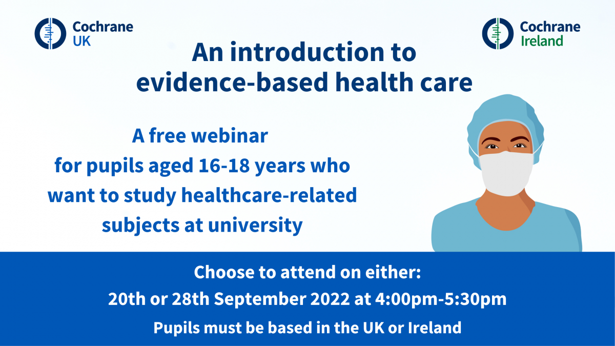 A free webinar  for pupils aged 16-18 years who want to study healthcare-related subjects at university